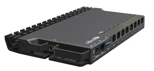 MikroTik RouterBOARD RB5009UG+S+IN, 1400MHz CPU, 1GB RAM, 7xGbE, 1x2, 5GbE, 1xSFP/SFP+, 1xUSB, Licencia č. 5
