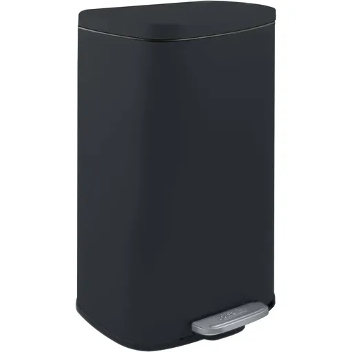 Spirella Pedálový odpadkový kôš soft-close Akira 30 l, matná čierna, 30 l