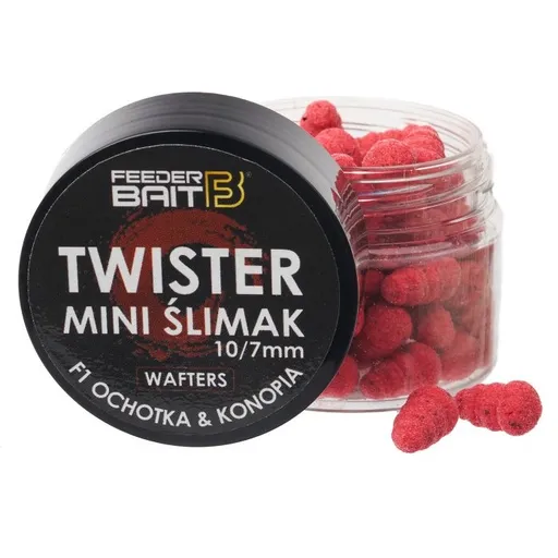 Feederbait twister mini šlimak wafters 10/7 mm 25 ml - f1- patentka/konope