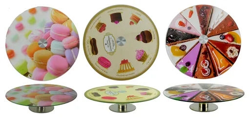 MAKRO - Podnos na tortu otočný 30cm rôzne dekory