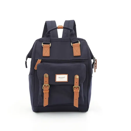 Priestranný ruksak z vodeodolného polyesteru v tmavomodrej farbe s priehradkou na notebook - Himawari