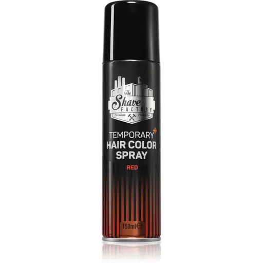 The Shave Factory Temporary Hair Color Spray sprej na vlasy odtieň Red 150 ml
