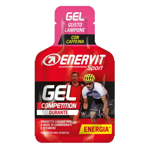 ENERVIT Gel s kofeínom malina 25 ml