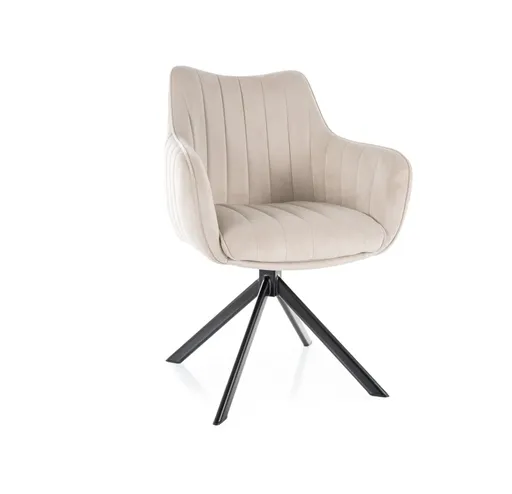 Signal Stolička AZALIA VELVET | béžová