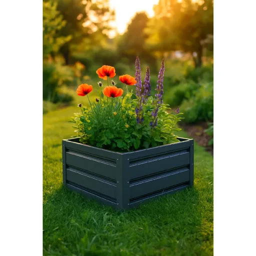 ArtRoja Vyvýšený plechový záhon | 60 x 60 cm