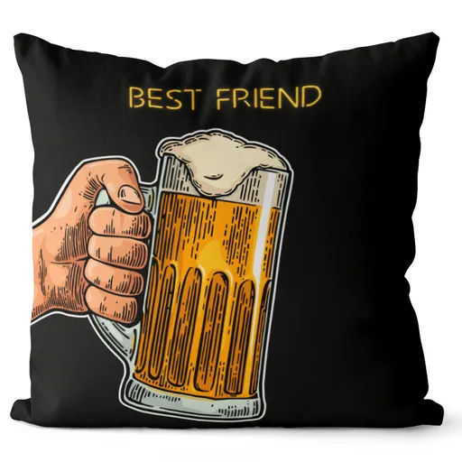 Vankúš Beer friend (Veľkosť: 55 x 55 cm)
