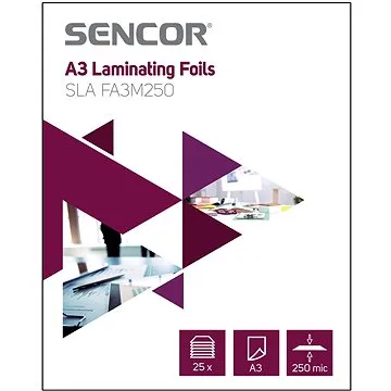 SENCOR A3/250 lesklá – balenie 25 ks (SLA FA3M250)