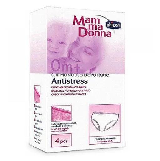 CHICCO Jednorazové nohavičky po pôrode vel.3, 4 ks v balení