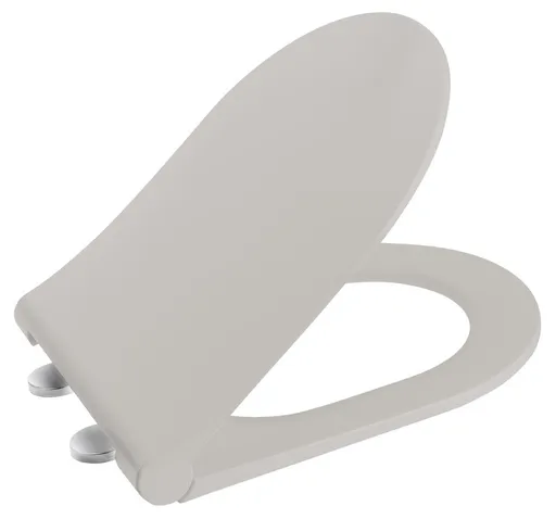 SAPHO - BRILLA WC sedátko, SLIM, Soft Close, latte mat 100787-114