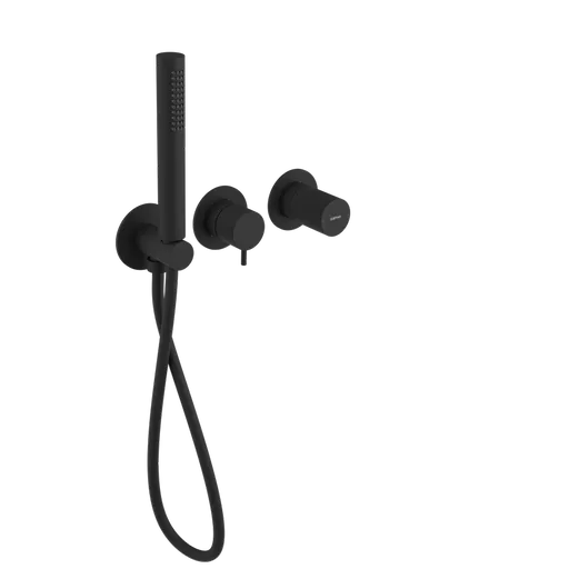 SAPHO - ULTRATAP podom. sprch./vaňová batéria, ručná sprcha, 2 výstupy, čierná mat UT045TB