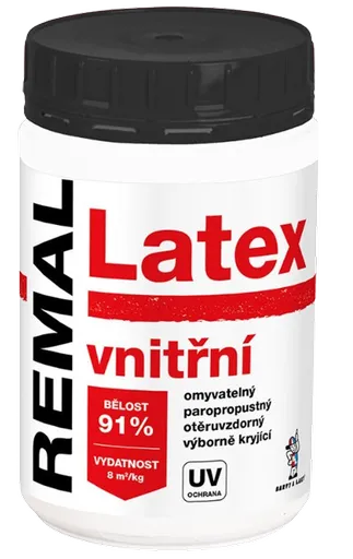 BARVY A LAKY HOSTIVAŘ V2064 - Latex vnútorný biela 0,8 kg