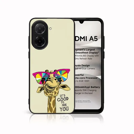 MY ART Ochranný kryt pre Xiaomi Redmi A5 GIRAFFE (180)
