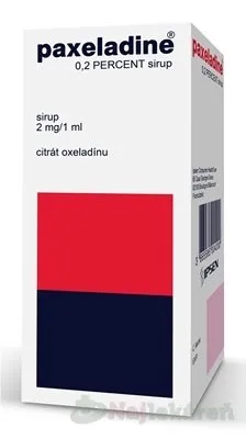Paxeladine 0,2 PERCENT sirup na suchý kašeľ 100 ml