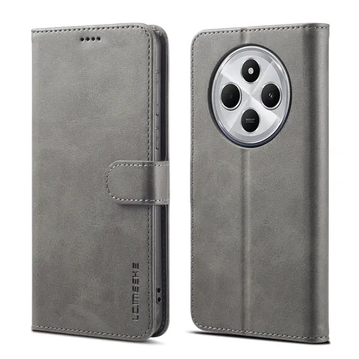 IMEEKE Peňaženkový obal pre Xiaomi Redmi 14C / Poco C75 šedý