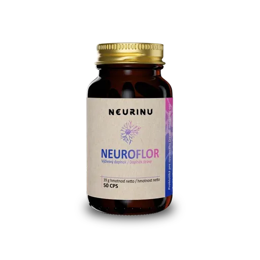 NEURINU Neuroflor probiotiká pre psychickú rovnováhu - 50 kapsúl