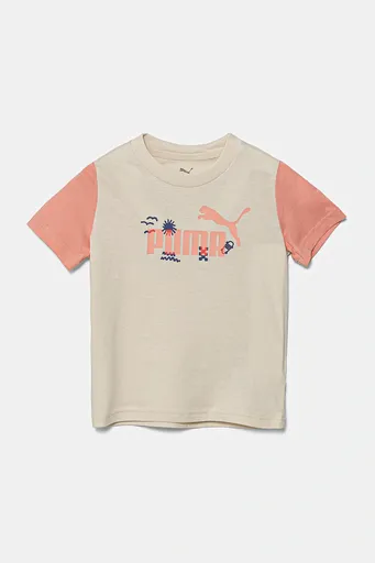 Detské bavlnené tričko Puma SANDY ADVENTURES Tee