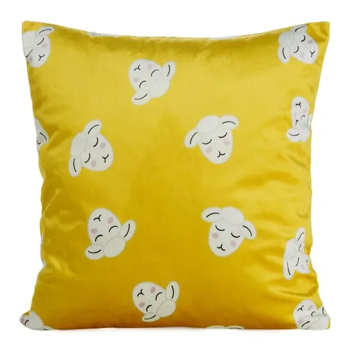 ArtFir Obliečka na vankúš KIDS 1B | horčicová/biela 45 x 45 cm