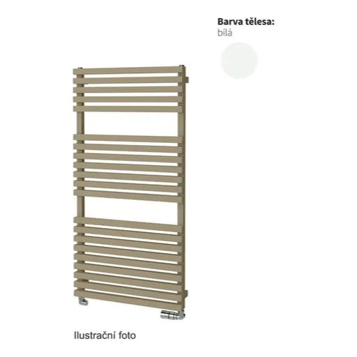 Isan Club Edge radiátor kombinovaný 118,2x60 cm biela DCLE11820600