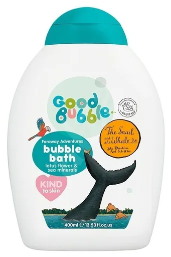 Good Bubble Snail and the Whale Detská pena do kúpeľa lotosový kvet a morské minerály 400ml