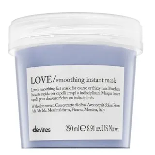 Davines Essential Haircare Love Smoothing Instant Mask maska pre hrubé a nepoddajné vlasy 250 ml