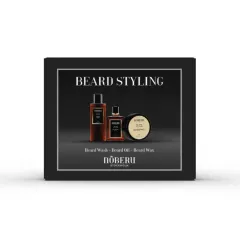 Noberu Beard Styling olej na fúzy 30 ml + šampón na fúzy 130 ml + balzam na fúzy 50 ml darčeková sada