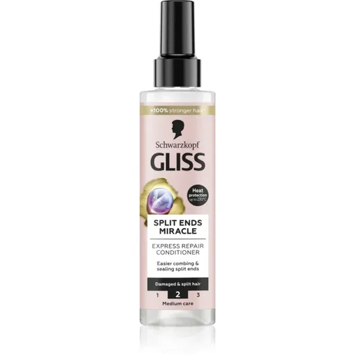 Schwarzkopf Gliss Split Ends Miracle bezoplachový kondicionér na rozstrapkané končeky vlasov 200 ml