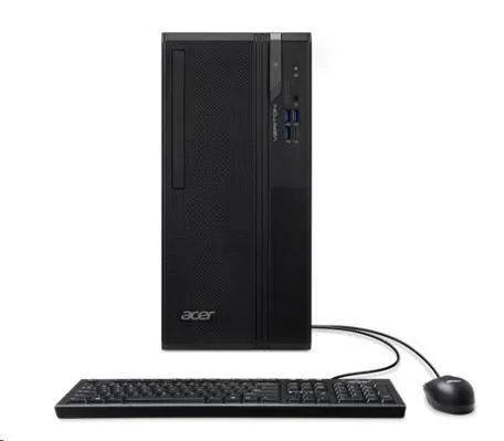 ACER PC Veriton VS2720G, i5-14400, 8 GB DDR5, 512 GB M.2 SSD, Wifi, DVD ± RW, USB KB+mouse, W11P, 300 W, Black