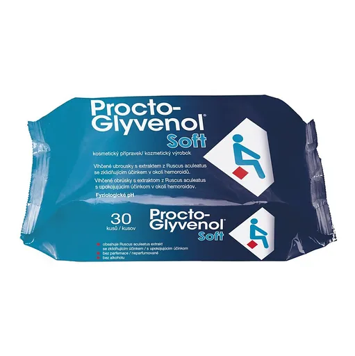 PROCTO-GLYVENOL Soft - vlhčené obrúsky 30 ks