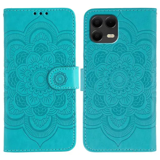 ART MANDALA Peňaženkový obal pre T Phone 3 Pro modrý