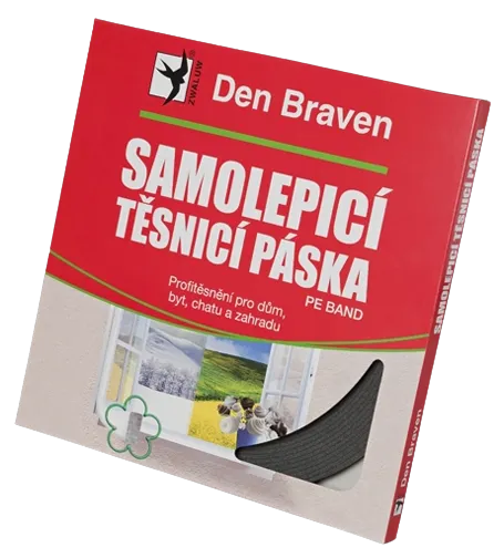 DEN BRAVEN - Samolepiaca tesniaca páska do okien a dverí biela 9mmx2