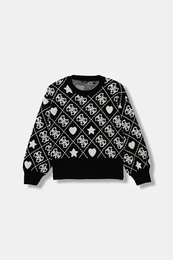 Detský sveter s prímesou vlny Guess