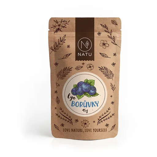 NATU Lyofilizované čučoriedky 40 g