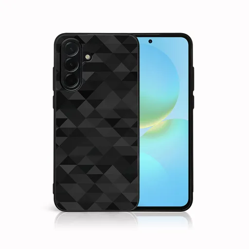 MY ART Ochranný kryt pre Samsung Galaxy A26 BLACK TRIANGLES (232)