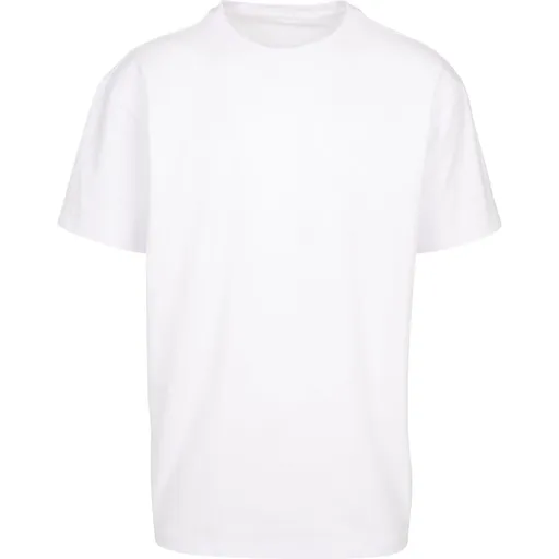 Build Your Brand Pánske tričko Heavy Oversize Tee - Biela | 5XL