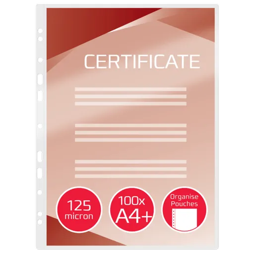 GBC Organizačné laminovacie vrecká A4+ 125 mic (100)