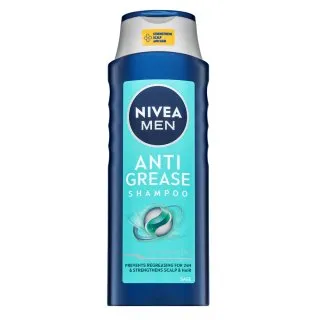 Nivea Men Anti Grease Shampoo čistiaci šampón pre rýchlo mastiace sa vlasy 400 ml