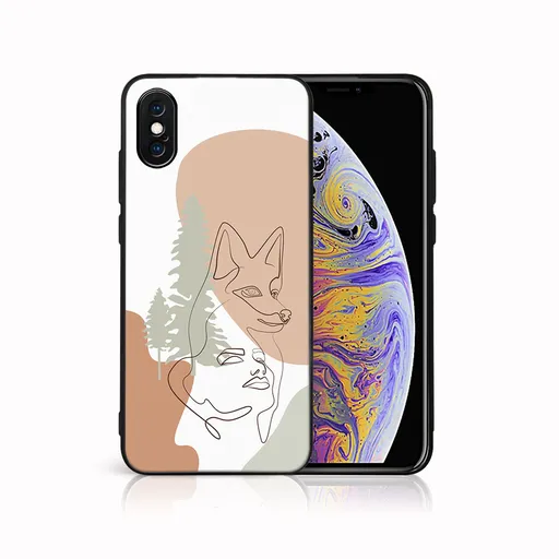 MY ART Ochranný kryt pre Apple iPhone X / XS FOX (191)