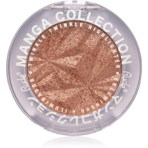 Rude Cosmetics Manga Collection Twinkle Twinkle Highlighter kompaktný púdrový rozjasňovač odtieň Rudeko's Dragon 4 g