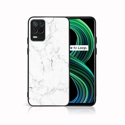 MY ART Ochranný obal Realme 8 5G-WHITE MARBLE (144)