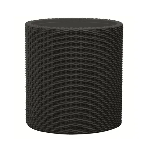 Keter kvetináč Cylinder L 39 l, antracitová