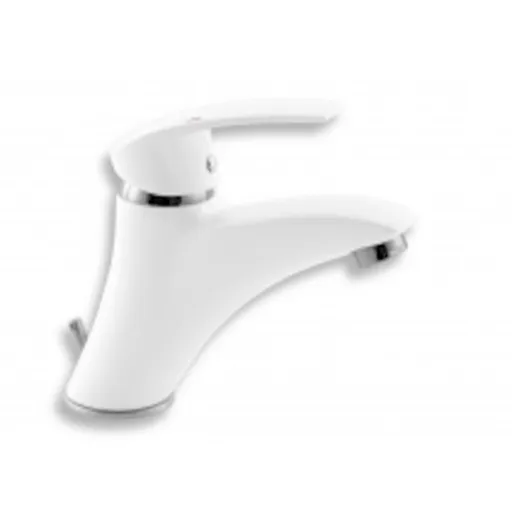 Novaservis Metalia 57 umyvadlová batéria bez výpuste biela/chróm 57002/1.1 570021.1