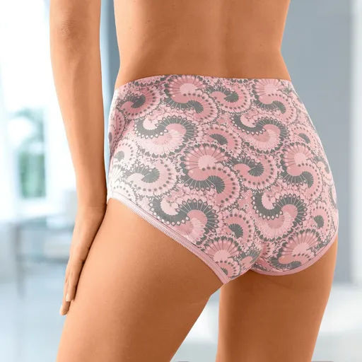 Súprava 6 maxi nohavičiek s vysokým pásom a potlačou