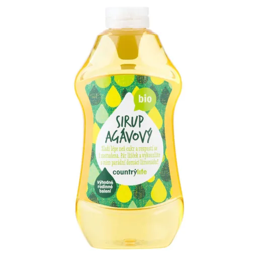 COUNTRYLIFE Agávový sirup BIO 874 ml