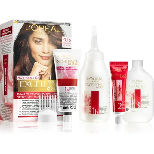 L’Oréal Paris Excellence Creme farba na vlasy odtieň 4.15 1 ks