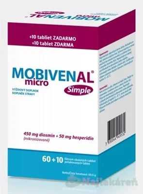 Vulm Mobivenal Micro Simple 60+10 tabliet