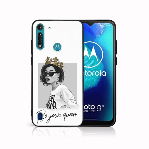 MY ART Ochranný kryt pre Motorola Moto G8 Power Lite QUEEN (139)