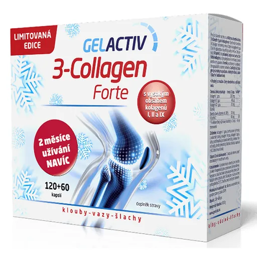 Salutem Pharma Gelactive 3 Collagen Forte 60 + 60 kapsúl