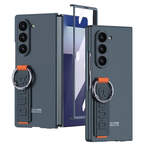 GKK BAND Ochranný kryt s držiakom Samsung Galaxy Z Fold7 5G BLUE