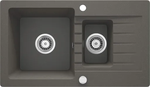 DEANTE DEANTE - Zorba antracit metalic - Granitový drez, 1.5 - bowl s odkvapkávačom ZQZ_T513
