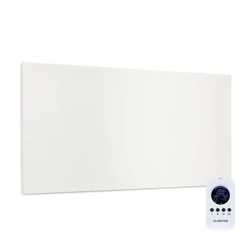 Klarstein Wonderwall Air Infinite, infračervený ohrievač, 120 x 60 cm, 720 W, na stenu, diaľkový ovládač, biely